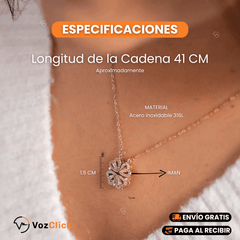 Collar Trebol y Corazones