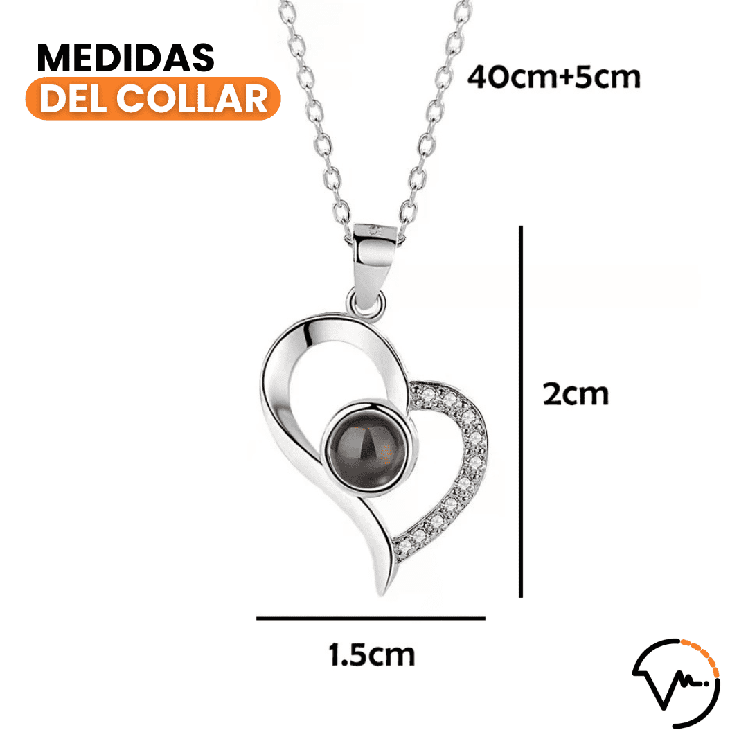 Collar Corazon 100 Te Amo